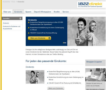 Startguthaben 1822direkt 